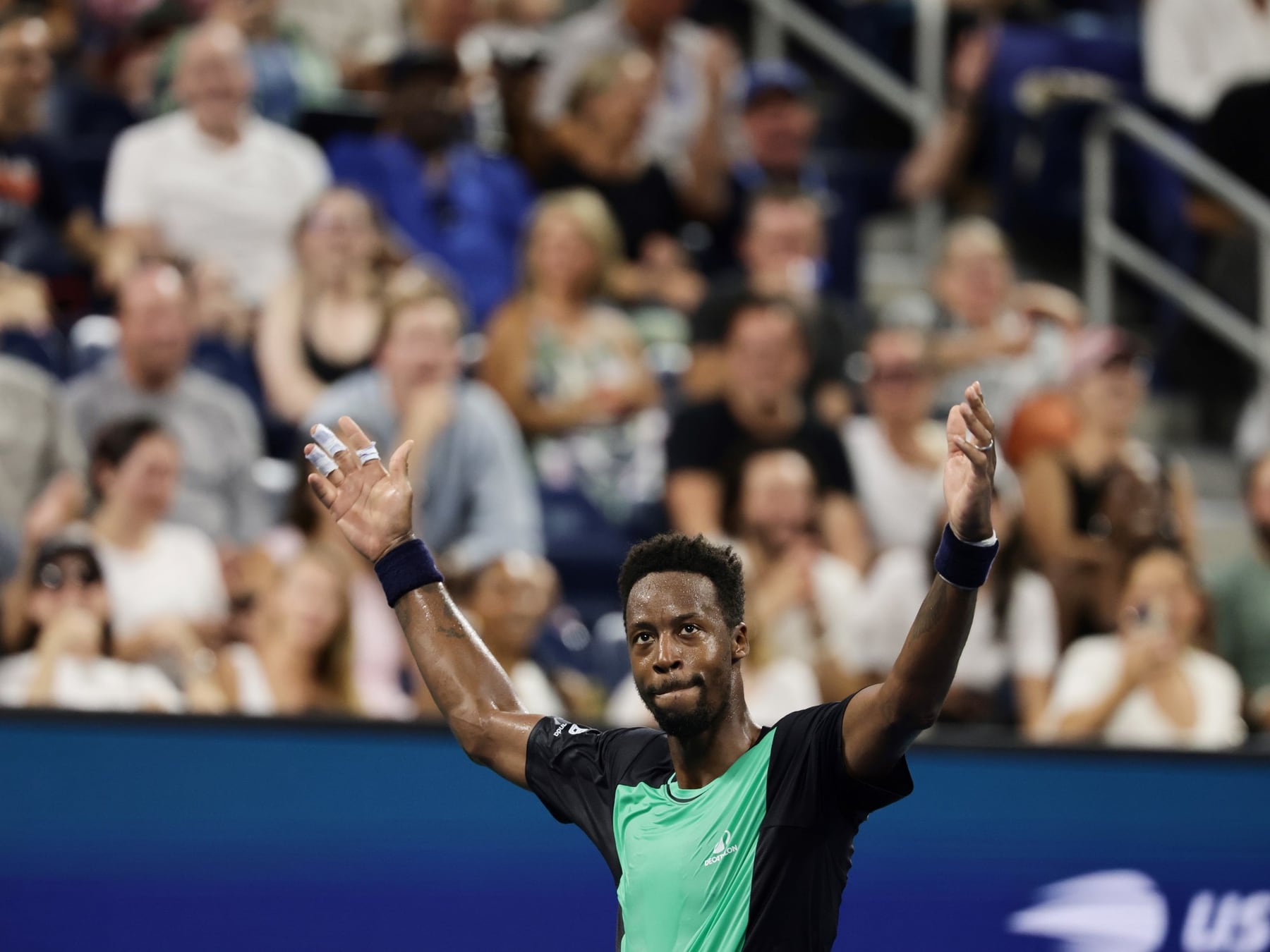 Monfils dijo basta en Nueva York: el showman francés se despidió del US Open con la voz quebrada y el aplauso del Louis Armstrong