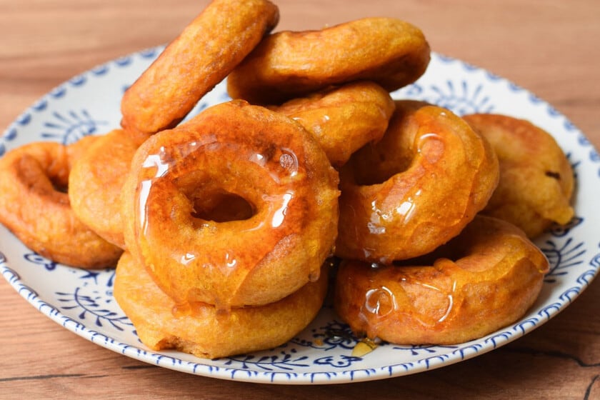 Picarones peruanos: anillos de calabaza y boniato que cuentan la fusión entre los Andes y España