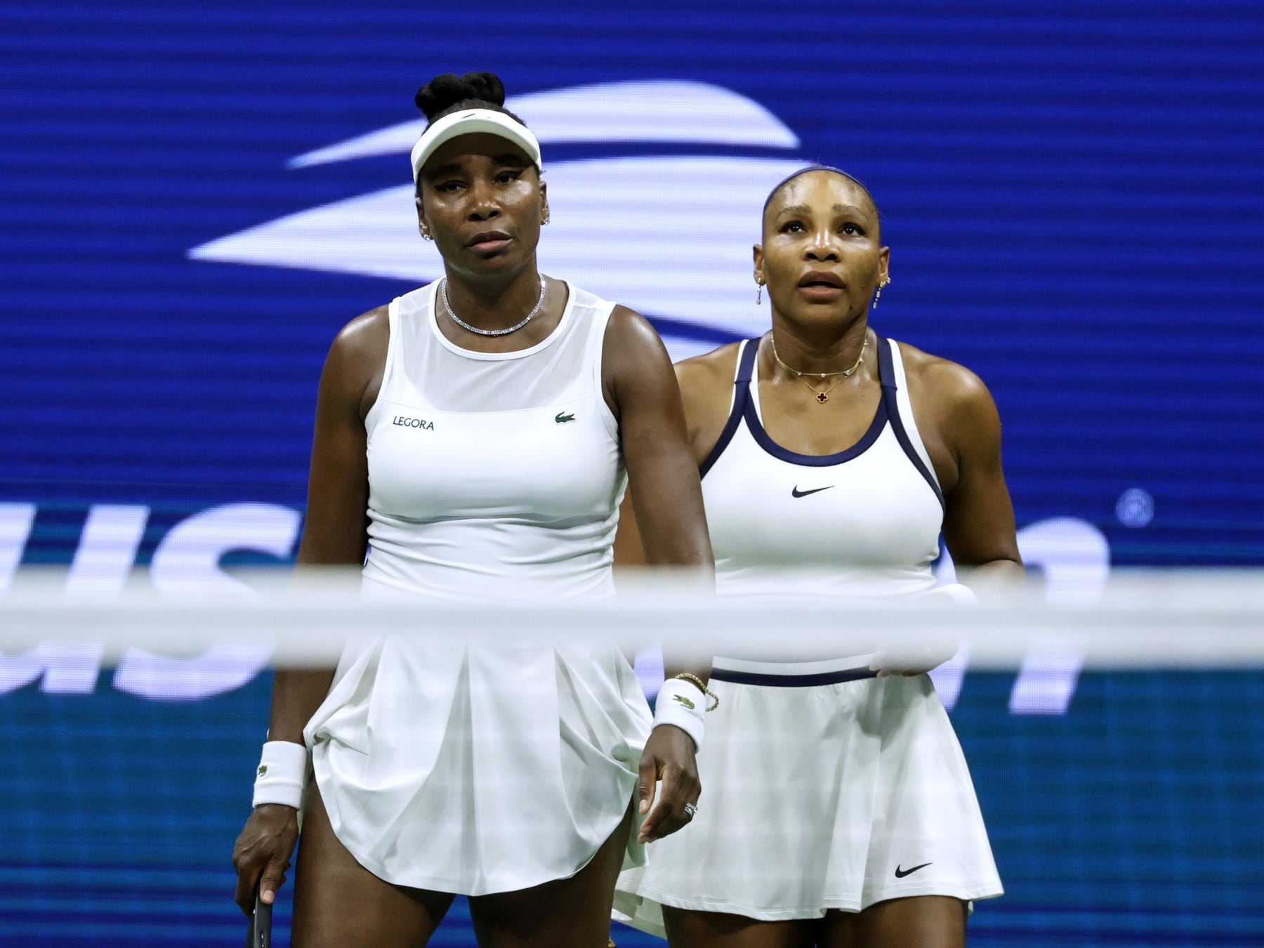 Las Williams se despidieron del dobles en la primera ronda y dejaron al Arthur Ashe con la ovación pendiente