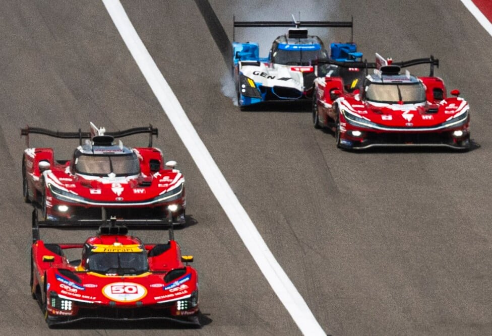 El trompo del Toyota le regaló la victoria a Ferrari en Austin y dejó a López lejos del podio