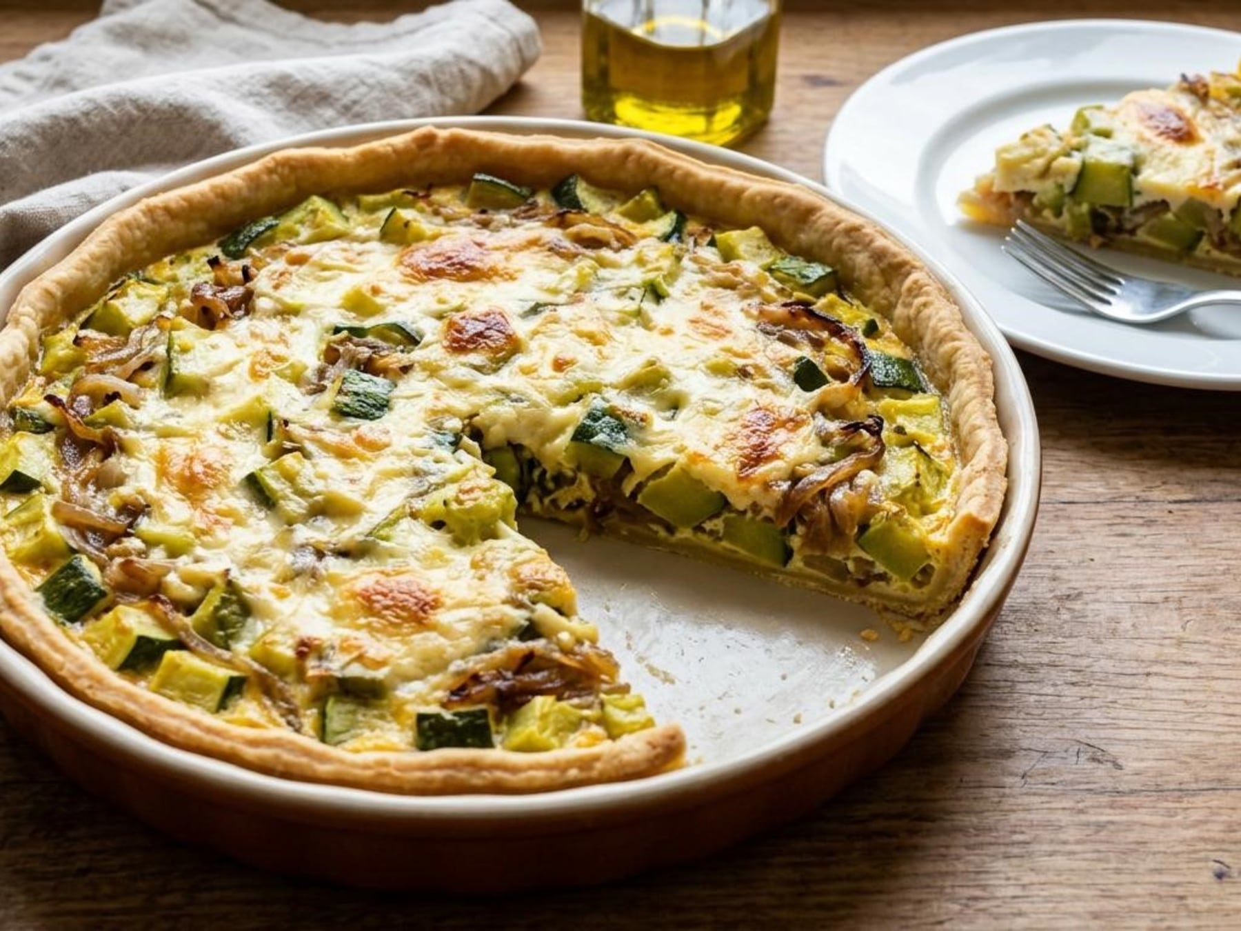 Tarta de zapallitos: claves para que la base no quede cruda ni empapada