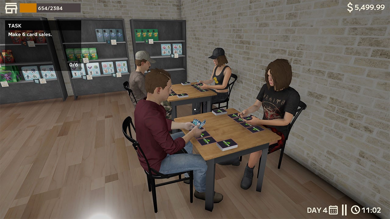 Card Shop Simulator se sacó de encima el acceso anticipado y encima te deja jugar a las cartas que vos mismo revendés