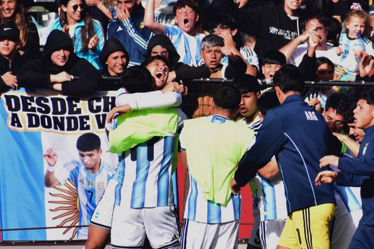 Argentino a la chilena: la Sub 19 se metió en semifinales con un gol en el último suspiro