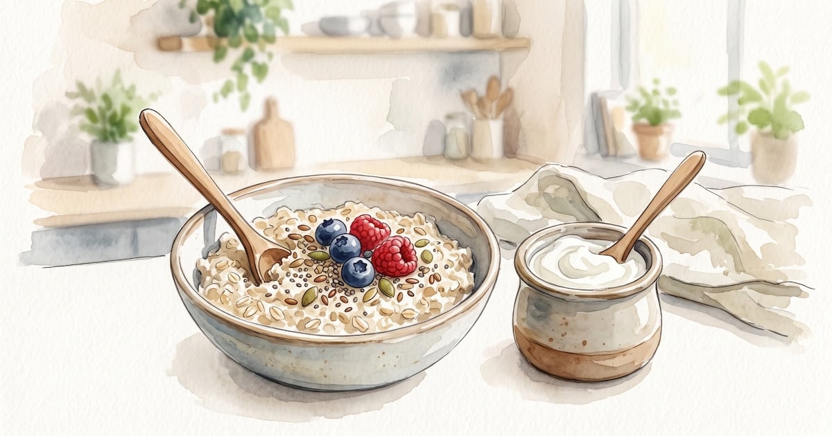 Avena y yogur griego: la dupla que alivia la panza, pero con sus bemoles