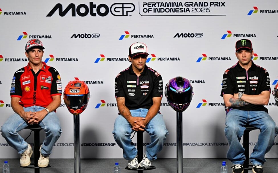 El dilema de Aprilia en MotoGP: seguir con cuatro pistones libres o jugarse la carta por Jorge Martín