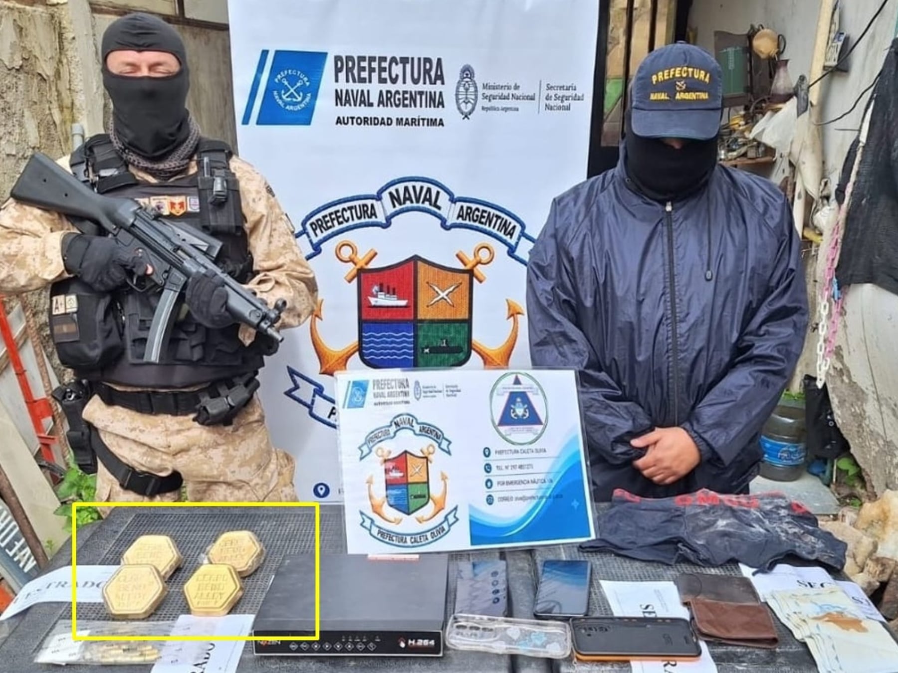 Caleta Olivia: confirman que las piezas secuestradas eran cerrobend y no lingotes de oro
