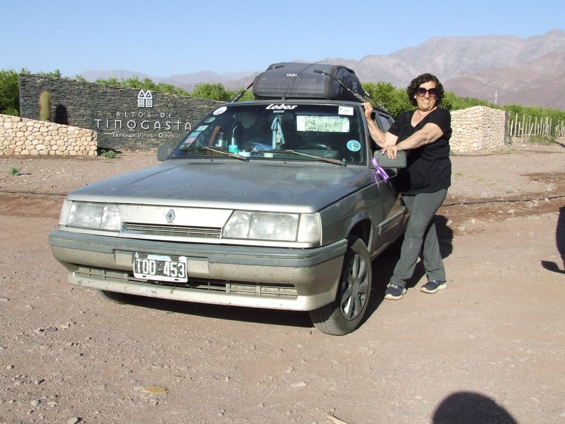 Delia Torres, la viajera de Lobos que convirtió un Renault 11 en su casa rodante y ya recorre el norte argentino